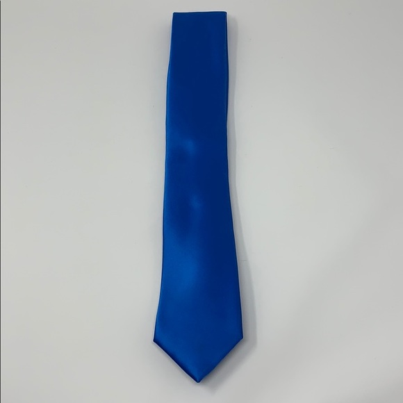 Madison Men’s Royal Blue Silk Tie - Picture 3 of 3